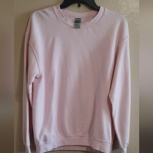 Pink Gildan Crew neck
